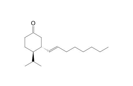 trans-4-Isopropyl-3-((E)-1-octenyl)cyclohexanone
