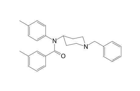 3-Methyl-N-(4-methylphenyl)-N-(1-phenylmethylpiperidin-4-yl)-benzamide