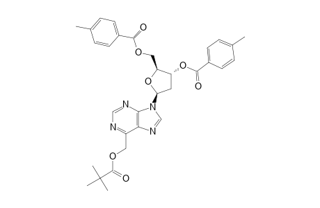 6-(PIVALOYLOXYMETHYL)-9-(2-DEOXY-3,5-DI-O-TOLUOYL-BETA-D-ERYTHRO-PENTOFURANOSYL)-PURINE