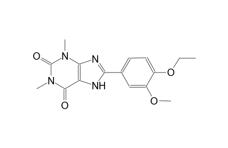 8-(4-ethoxy-3-methoxyphenyl)-1,3-dimethyl-3,7-dihydro-1H-purine-2,6-dione