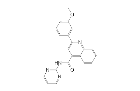 2-(3-methoxyphenyl)-N-(2-pyrimidinyl)-4-quinolinecarboxamide