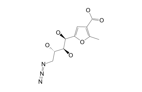 5-(4'-AZIDO-4'-DEOXY-D-ARABINO-TETRITOL-1'-YL)-2-METHYL-3-FUROIC-ACID