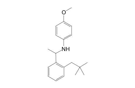 4-Methoxy-N-{1-(2-neopentylphenyl)ethyl}aniline