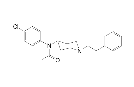 N-(4-Chlorophenyl)-N-[1-(2-phenylethyl)piperidin-4-yl]acetamide