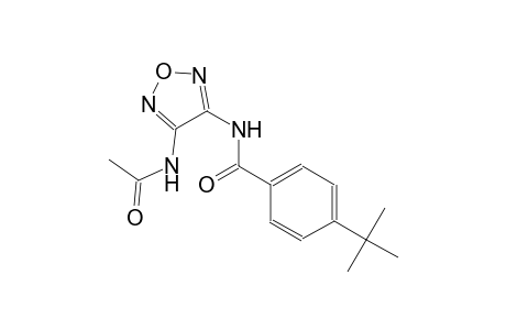 N-[4-(acetylamino)-1,2,5-oxadiazol-3-yl]-4-tert-butylbenzamide
