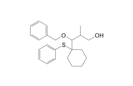 (1RS,2RS)-3-Benzyloxy-3-[1'-(phenylsulfanyl)cyclohexyl]-2-methylpropanol