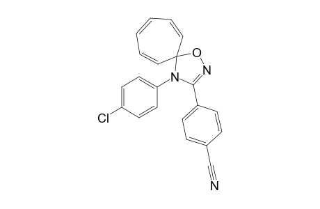 3-(4-Cyanophenyl)-4-(4-chlorophenyl)-1-oxa-2,4-diazaspiro[6.4]undeca-2,6,8,10-tetraene