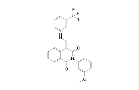 1,3(2H,4H)-isoquinolinedione, 2-(3-methoxyphenyl)-4-[[[3-(trifluoromethyl)phenyl]amino]methylene]-, (4E)-
