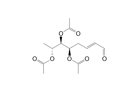 (2R,3R,4R,E)-8-Oxooct-6-ene-2,3,4-triyl Triacetate