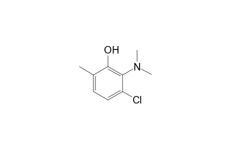 4-Chloro-.alpha.-(dimethylamino)-O-cresol