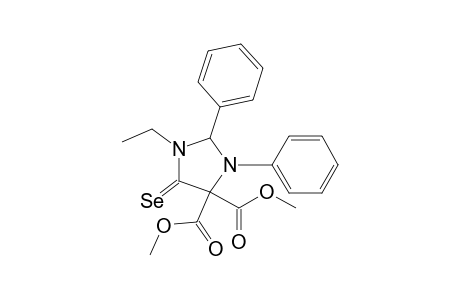 4,4-Imidazolidinedicarboxylic acid, 1-ethyl-2,3-diphenyl-5-selenoxo-, dimethyl ester