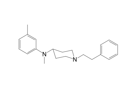 N-Methyl-N-(3-methylphenyl)-1-(2-phenylethyl)piperidin-4-amine