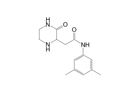 N-(3,5-dimethylphenyl)-2-(3-oxopiperazin-2-yl)acetamide