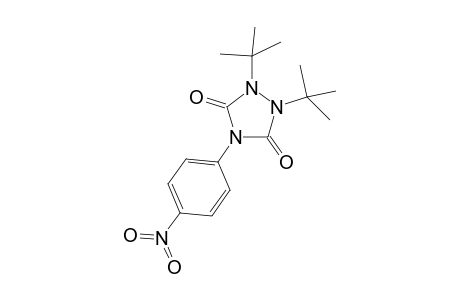1,2-Di-ter-butyl-4-p-nitrophenyl-1,2,4-triazolidine-3,5-dione