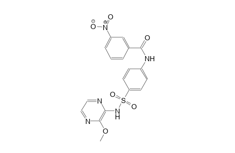 benzamide, N-[4-[[(3-methoxypyrazinyl)amino]sulfonyl]phenyl]-3-nitro-