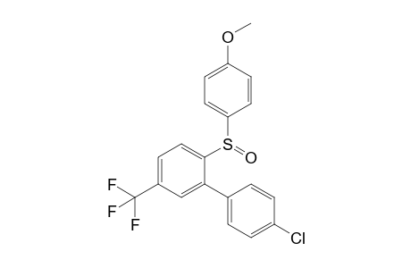 4'-Chloro-5-(trifluoromethyl)biphenyl-2-yl 4-Methoxyphenyl Sulfoxide
