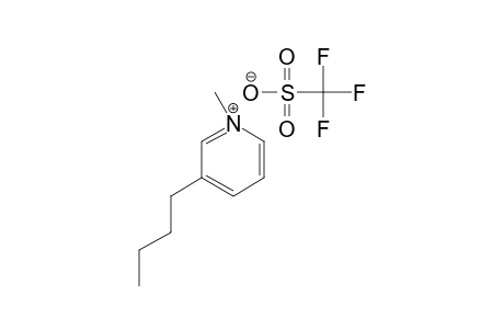 N-METHYL-3-BUTYL-PYRIDINIUM-TRIFLUOROMETHANESULFONATE;[C9H20N][CF3SO3]