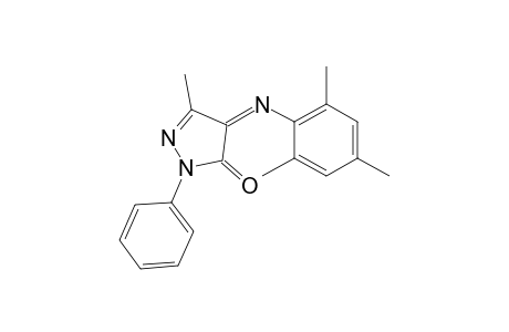 3H-pyrazol-3-one, 2,4-dihydro-5-methyl-2-phenyl-4-[(2,4,6-trimethylphenyl)imino]-