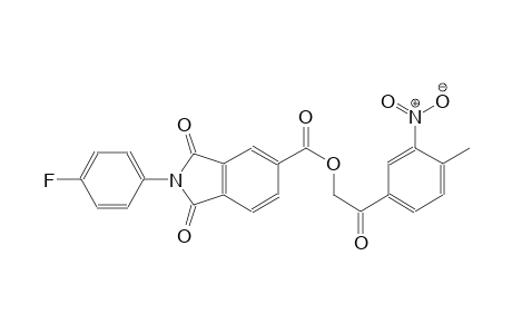 1H-isoindole-5-carboxylic acid, 2-(4-fluorophenyl)-2,3-dihydro-1,3-dioxo-, 2-(4-methyl-3-nitrophenyl)-2-oxoethyl ester