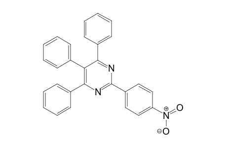 2-(p-nitrophenyl)-4,5,6-triphenyl-pyrimidine