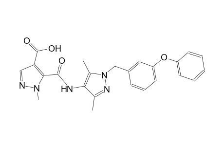 1H-pyrazole-4-carboxylic acid, 5-[[[3,5-dimethyl-1-[(3-phenoxyphenyl)methyl]-1H-pyrazol-4-yl]amino]carbonyl]-1-methyl-