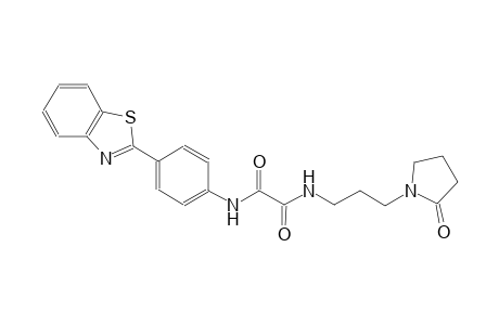 ethanediamide, N~1~-[4-(2-benzothiazolyl)phenyl]-N~2~-[3-(2-oxo-1-pyrrolidinyl)propyl]-