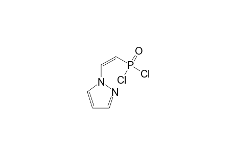 (Z)-2-(PYRAZOLYL)-ETHENYLPHOSPHONIC-ACID-DICHLOROANHYDRIDE