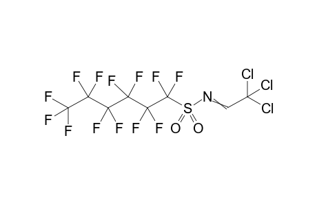 1,1,2,2,3,3,4,4,5,5,6,6,6-tridecafluoro-N-(2,2,2-trichloroethylidene)hexane-1-sulfonamide