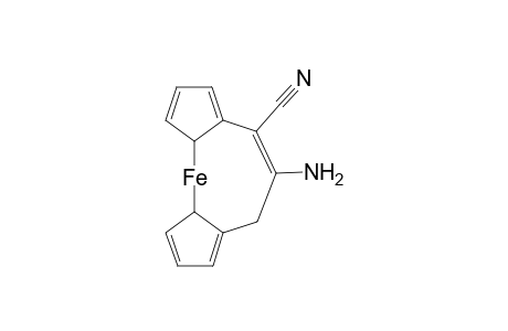 Ferrocene, 1,1'-(2-amino-1-cyano-1-propene-1,3-diyl)-, stereoisomer