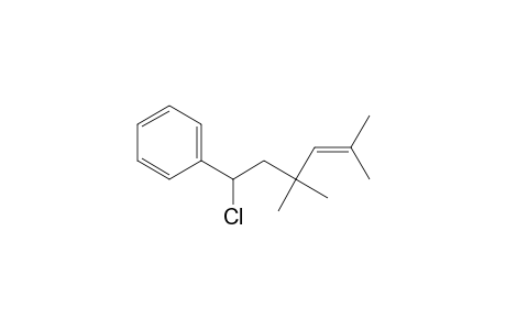 6-Chloro-2,4,4-trimethyl-6-phenyl-2-hexene