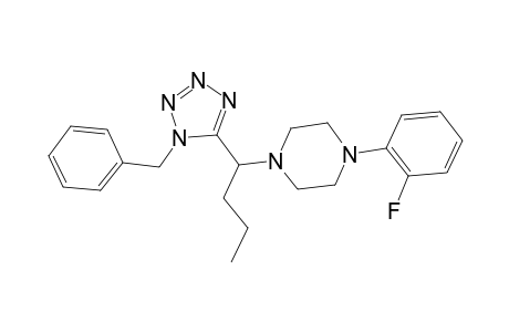 1-[1-(1-Benzyl-1H-tetrazol-5-yl)butyl]-4-(2-fluorophenyl)piperazine