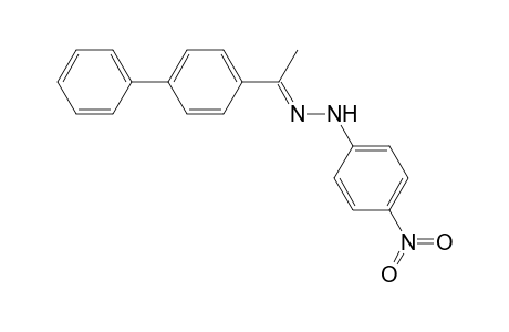 (1E)-1-[1,1'-Biphenyl]-4-ylethanone (4-nitrophenyl)hydrazone