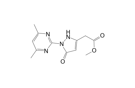 1H-Pyrazole-3-acetic acid, 1-(4,6-dimethyl-2-pyrimidinyl)-2,5-dihydro-5-oxo-, methyl ester