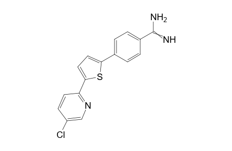 4-[5-(5-Chloropyridin-2-yl)thiophen-2-yl]benzamidine