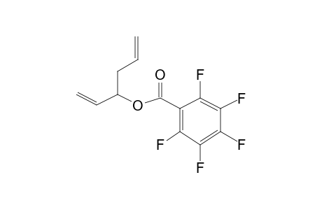 Hexa-1,5-dien-3-yl 2,3,4,5,6-pentafluorobenzoate