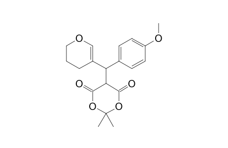 5-[(3,4-DIHYDRO-2H-PYRAN-5-YL)-(4-METHOXYPHENYL)-METHYL]-2,2-DIMETHYL-1,3-DIOXANE-4,6-DIONE