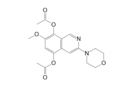 (8-acetoxy-7-methoxy-3-morpholino-5-isoquinolyl) acetate