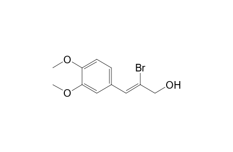 2-Bromo-3-(3',4'-dimethoxyphenyl)prop-2-en-1-ol
