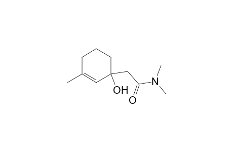 N,N-dimethyl-2-(1'-hydroxy-3'-methyl-2'-cyclohexenyl)-ethanamide