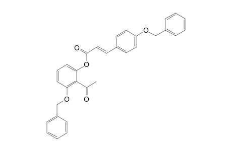 6'-(Benzyloxy)-2'-[(4"-benzyloxycinnamoyl)oxy[]-acetophenone