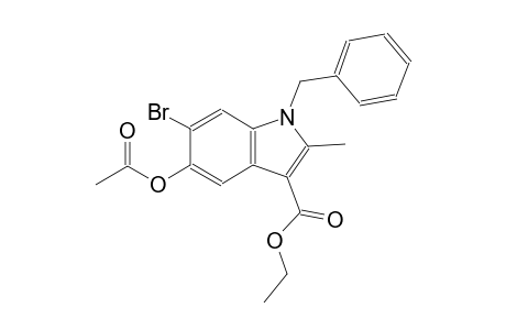 Ethyl 5-(acetyloxy)-1-benzyl-6-bromo-2-methyl-1H-indole-3-carboxylate