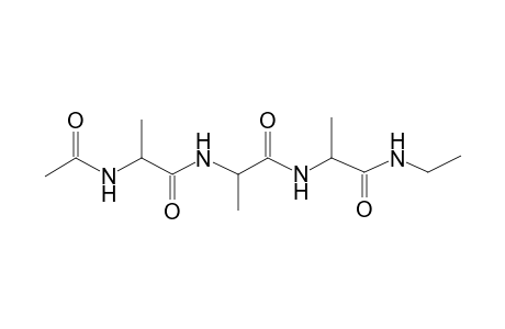 2-(Acetylamino)-N-(2-([2-(ethylamino)-1-methyl-2-oxoethyl]amino)-1-methyl-2-oxoethyl)propanamide