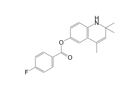 benzoic acid, 4-fluoro-, 1,2-dihydro-2,2,4-trimethyl-6-quinolinyl ester