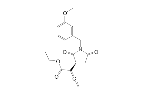 (S)-ethyl 2-(1-(3-methoxybenzyl)-2,5-dioxopyrrolidin-3-yl)buta-2,3-dienoate