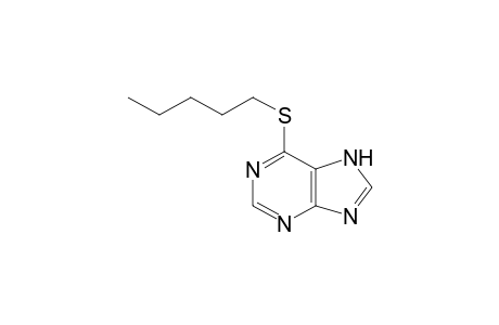 6-(pentylthio)purine