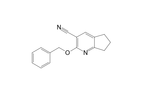 2-(Benzyloxy)-6,7-dihydro-5H-cyclopenta[b]pyridine-3-carbonitrile