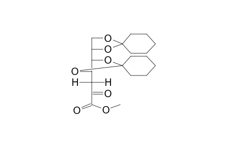 3-DEOXY-4,5:6,7-DI-O-CYCLOHEXYLIDENE-D-ARABINOHEPTULOZONIC ACID,METHYL ESTER