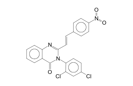 3-(2,4-Dichlorophenyl)-2-[(E)-2-(4-nitrophenyl)ethenyl]-4(3H)-quinazolinone