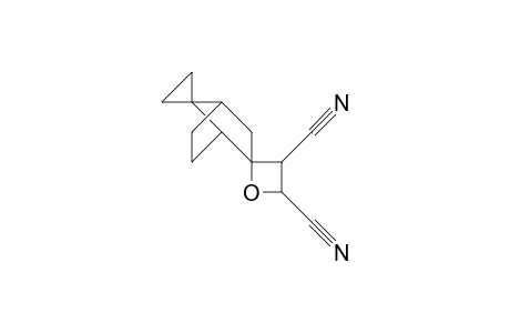 trans-3',4'-Dicyano-dispiro(cyclopropane-1,7'-norbornane-2',2'-oxetane)