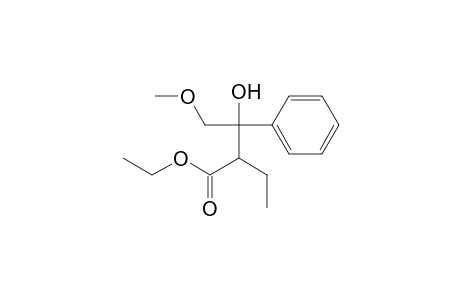 Ethyl 2-ethyl-3-hydroxy-4-methoxy-3-phenylbutanoate